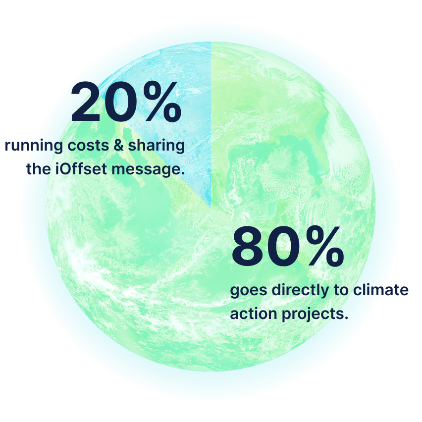 How we fund climate action infographic